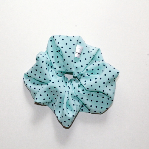 Блакитний в крапочку XL